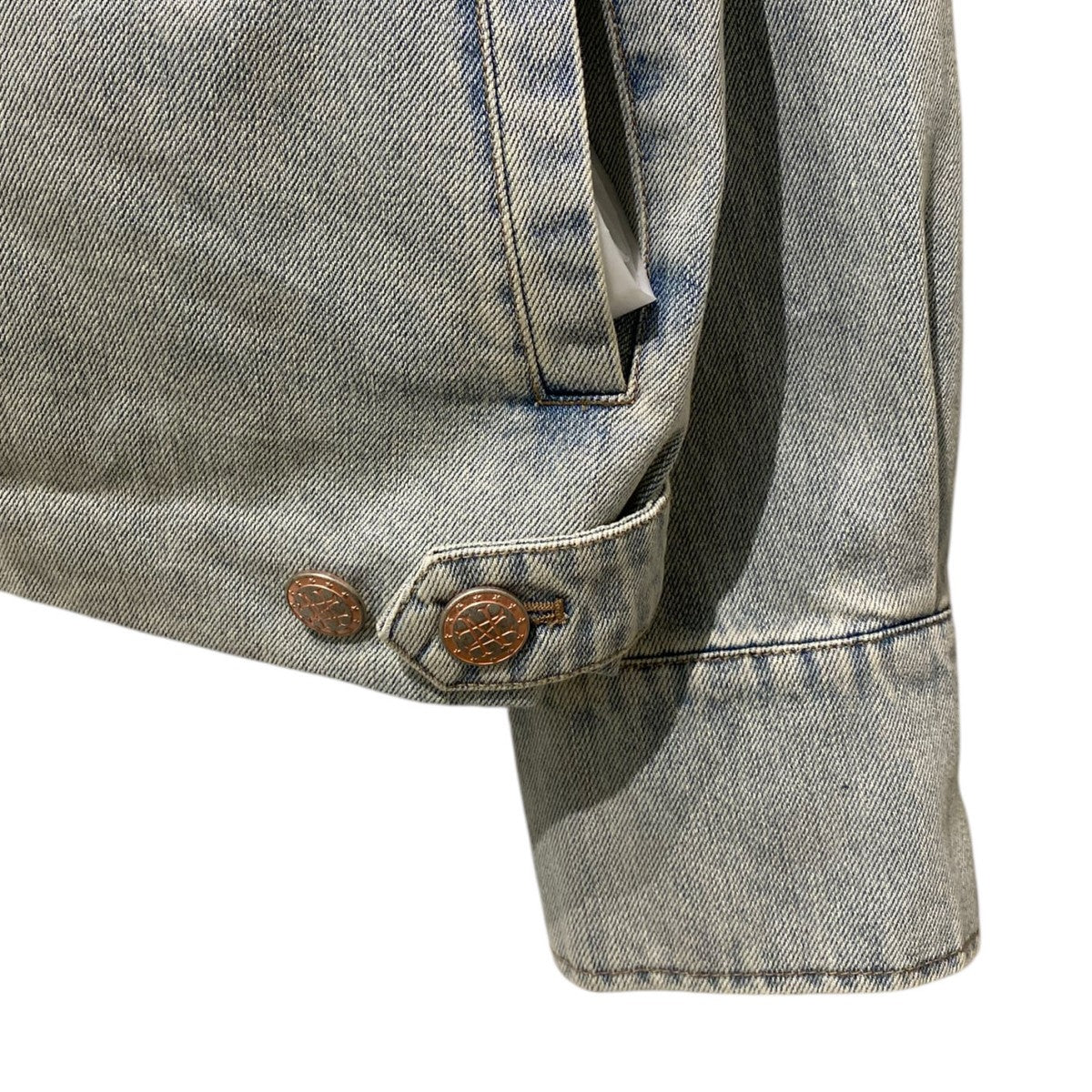 25SSWashed Denim Handker Chief Jacketウォッシュド加工デニムZIPジャケット