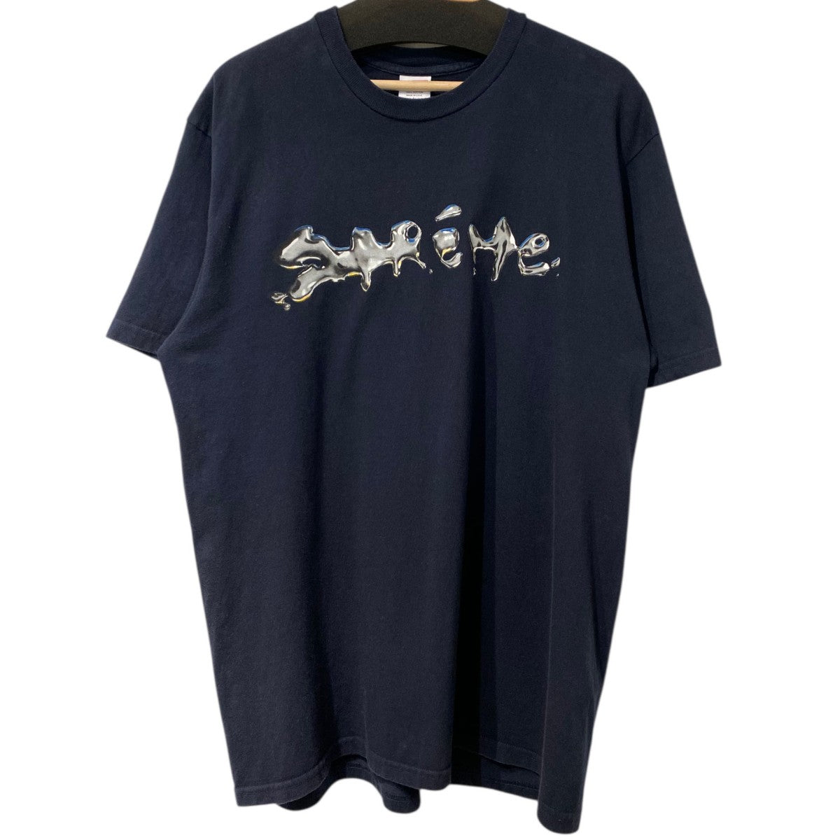 Supreme(シュプリーム) 18AWLiquid TeeプリントTシャツ ネイビー