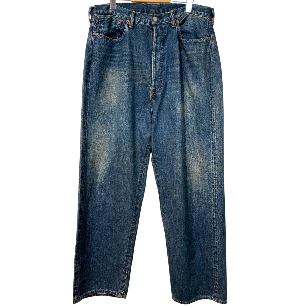 アプレッセ　エブリワン　Vintage Baggy Pants XL A．PRESSE×everyone Baggy Denim Pants USED加工バギーワイド