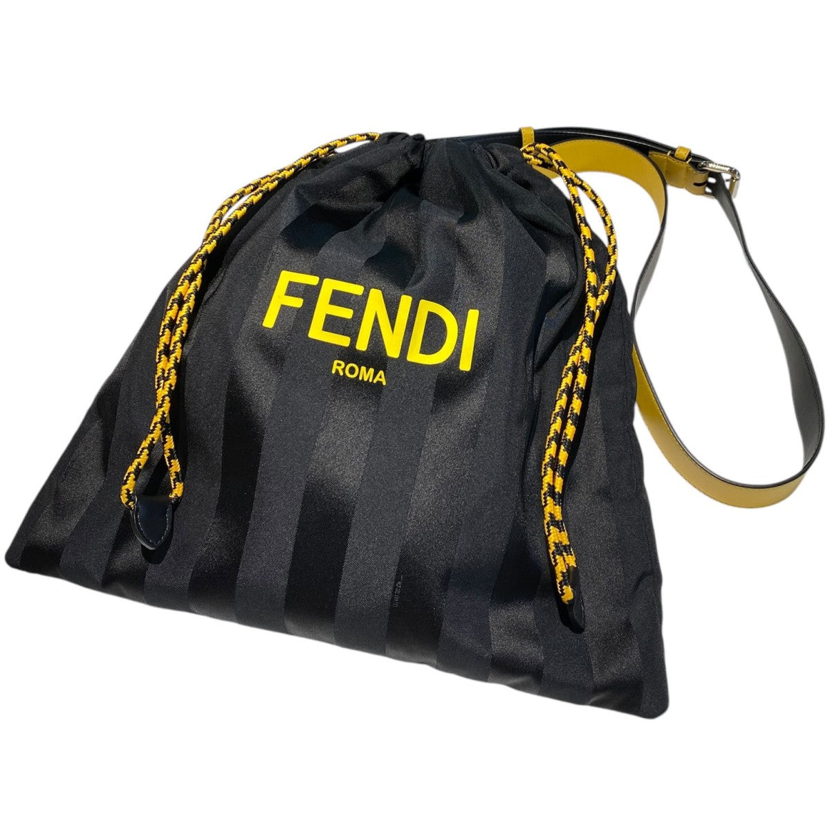 FENDI 巾着 モノグラム バッグ FENDI(フェンディ) PEQUINペキンバックスリムクラッチ