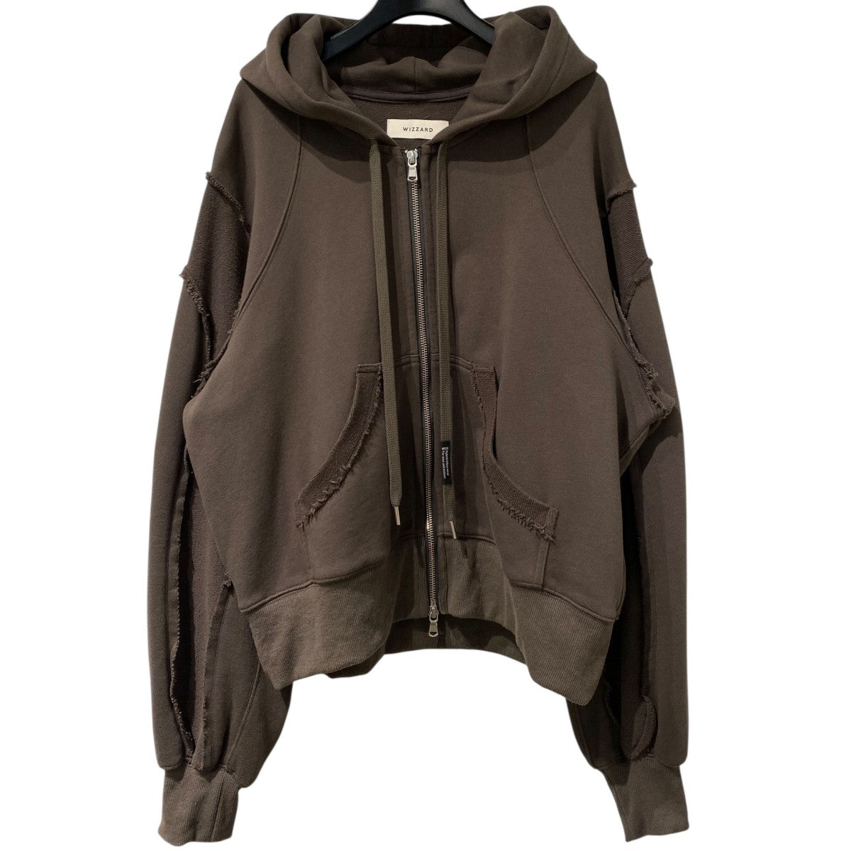 Wizzard(ウィザード) 25SSCUT OFF ZIP HOODIEカットオフ切替ZIP