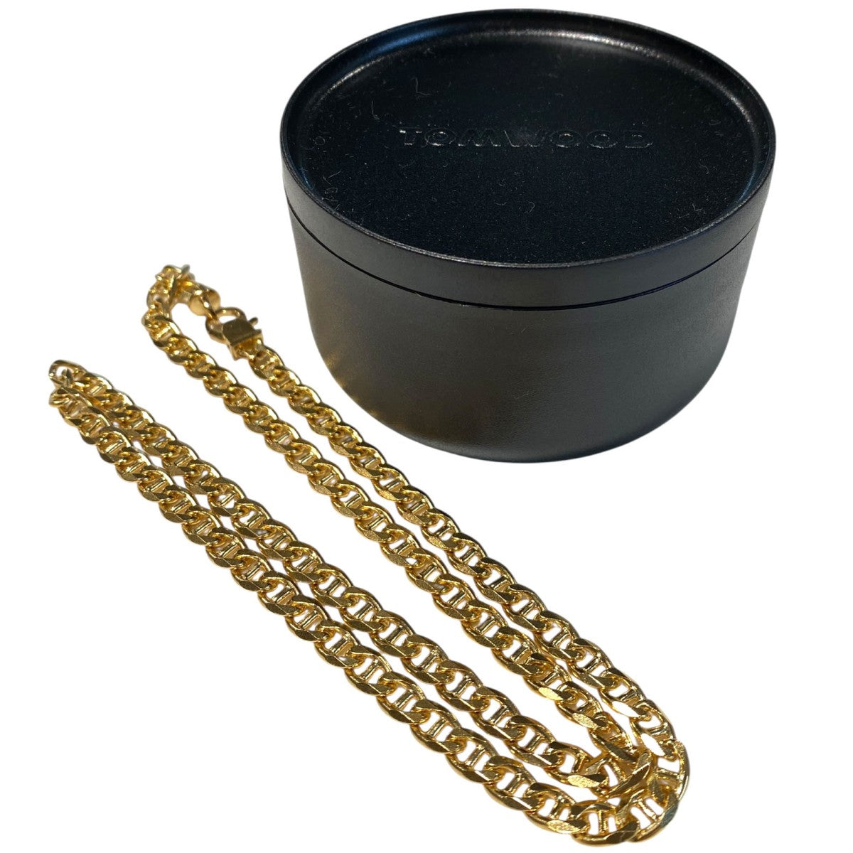 TOM WOOD(トムウッド) Cable Chain Gold 18Kゴールドプレー