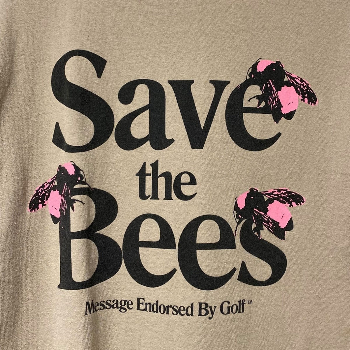 Save The Bees TeeバックプリントTシャツ
