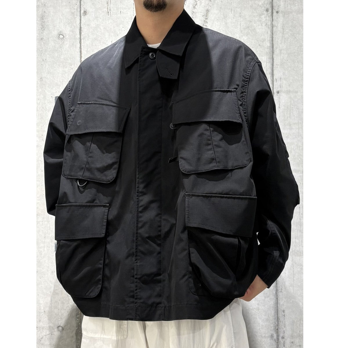 Tech Jungle Fatigue Jacket (RIP-STOP)テックオーバーサイズジャングルファティーグミリタリージャケット リップストップ