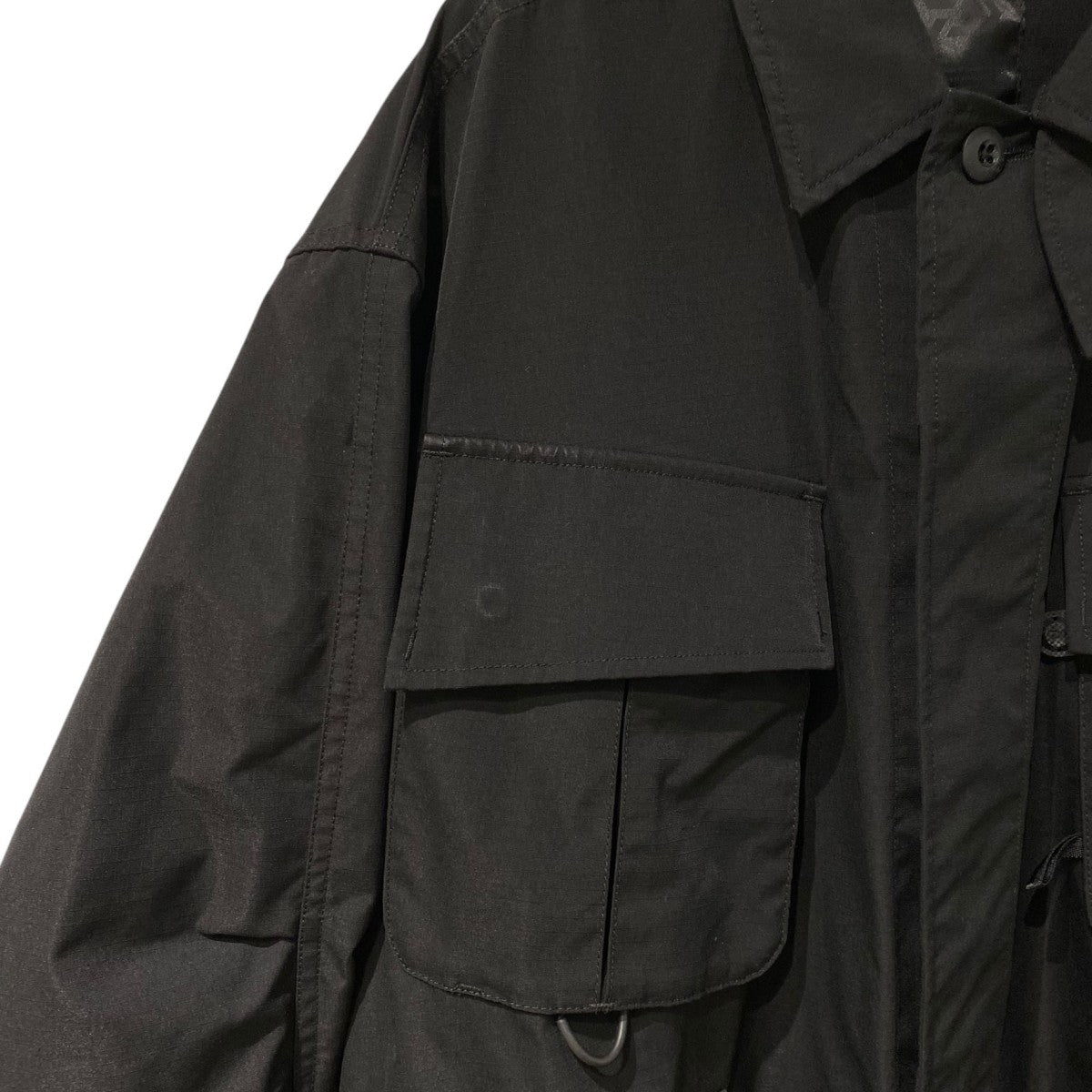 Tech Jungle Fatigue Jacket (RIP-STOP)テックオーバーサイズジャングルファティーグミリタリージャケット リップストップ