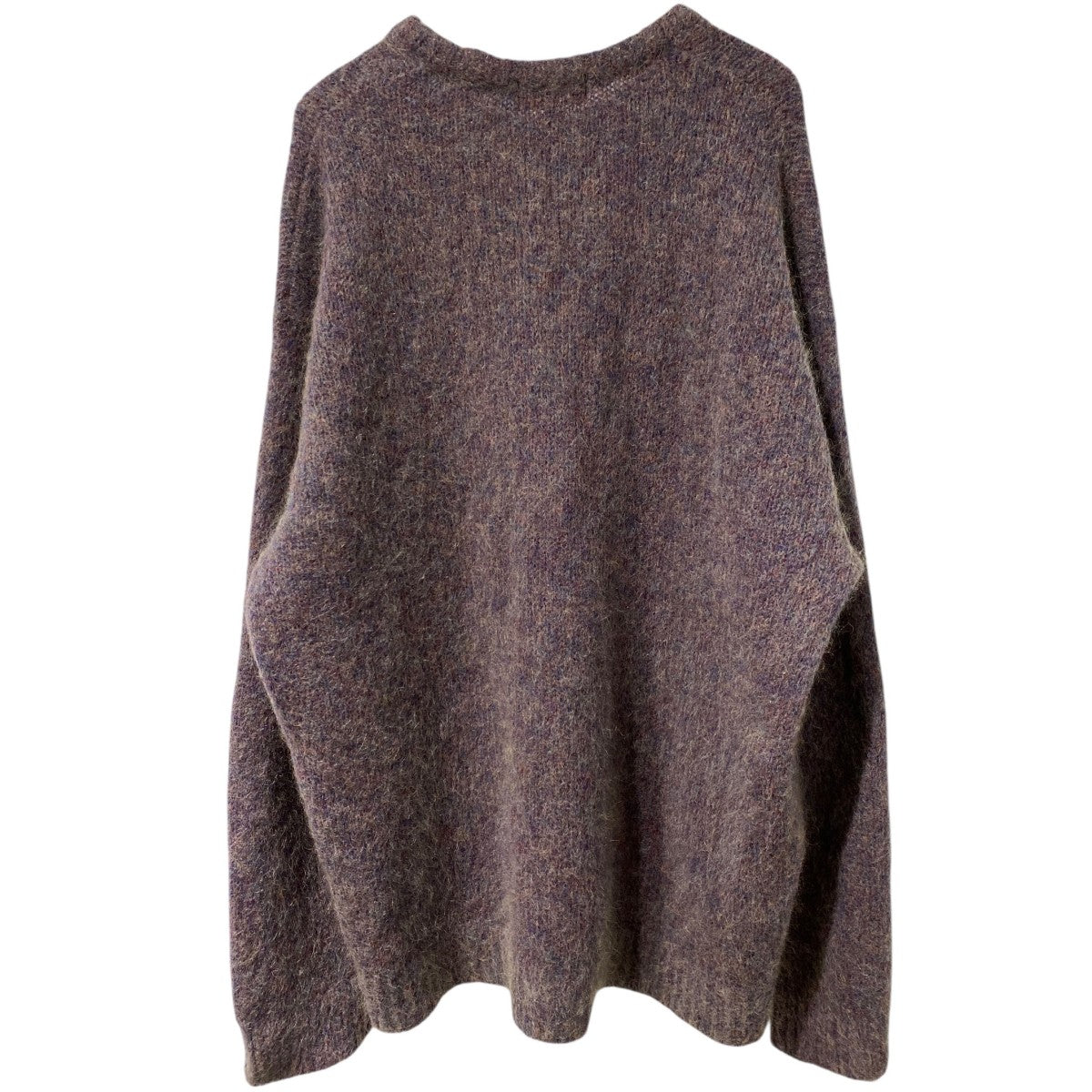 22AWMohair Sweater Logo モヘヤセーターニット