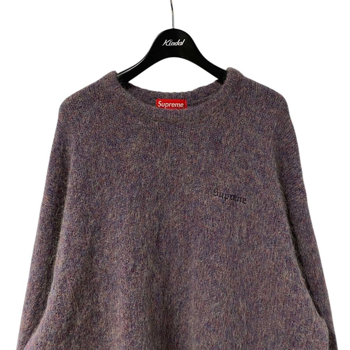 22AWMohair Sweater Logo モヘヤセーターニット