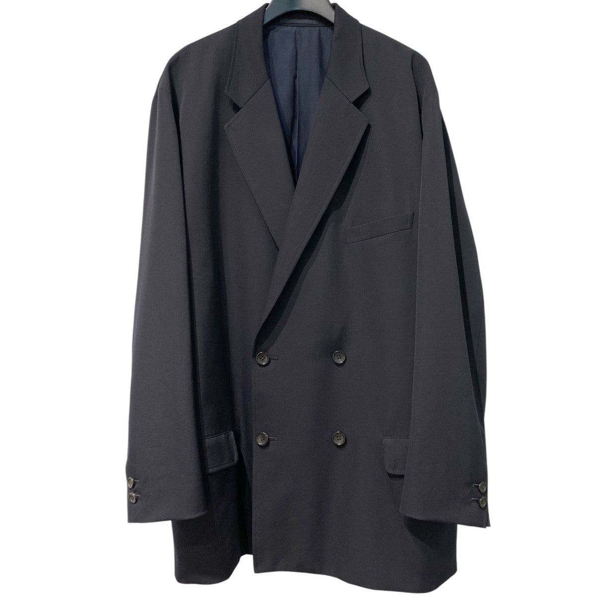 Selvage Wool Double Jacketオーバーサイズウールギャバジンダブルジャケット