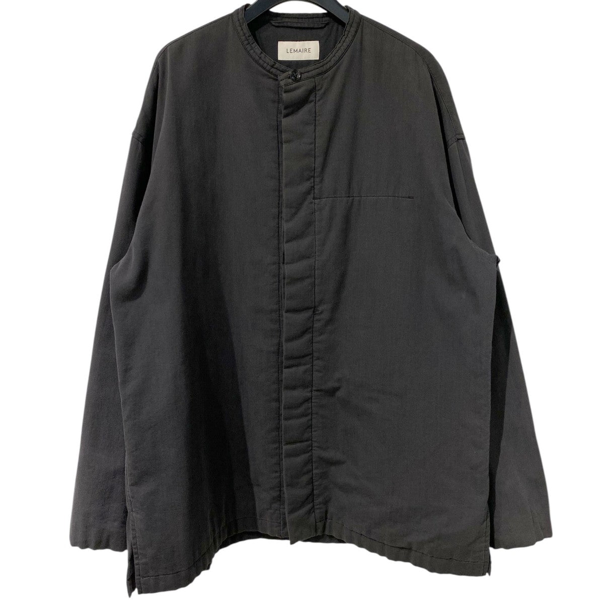 lemaire ルメール　ノーカラージャケット 黒 楽天市場】LEMAIRE ルメール アルパカウール ノーカラー