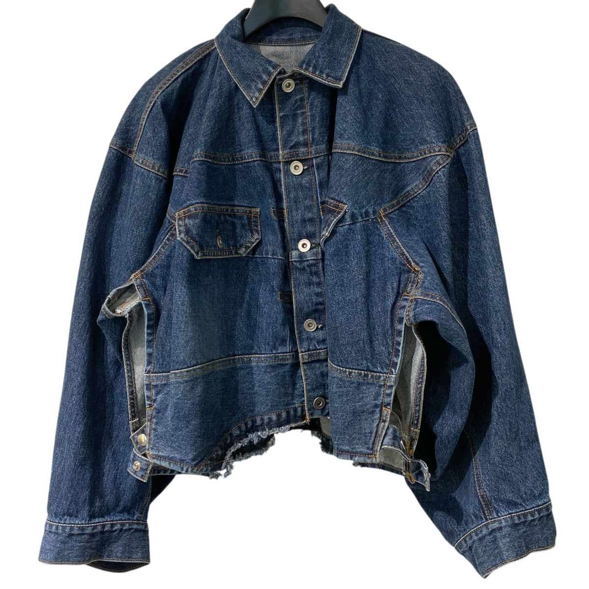 sacai(サカイ) 24SSDenim Blouson-Indigo USED加工デニム