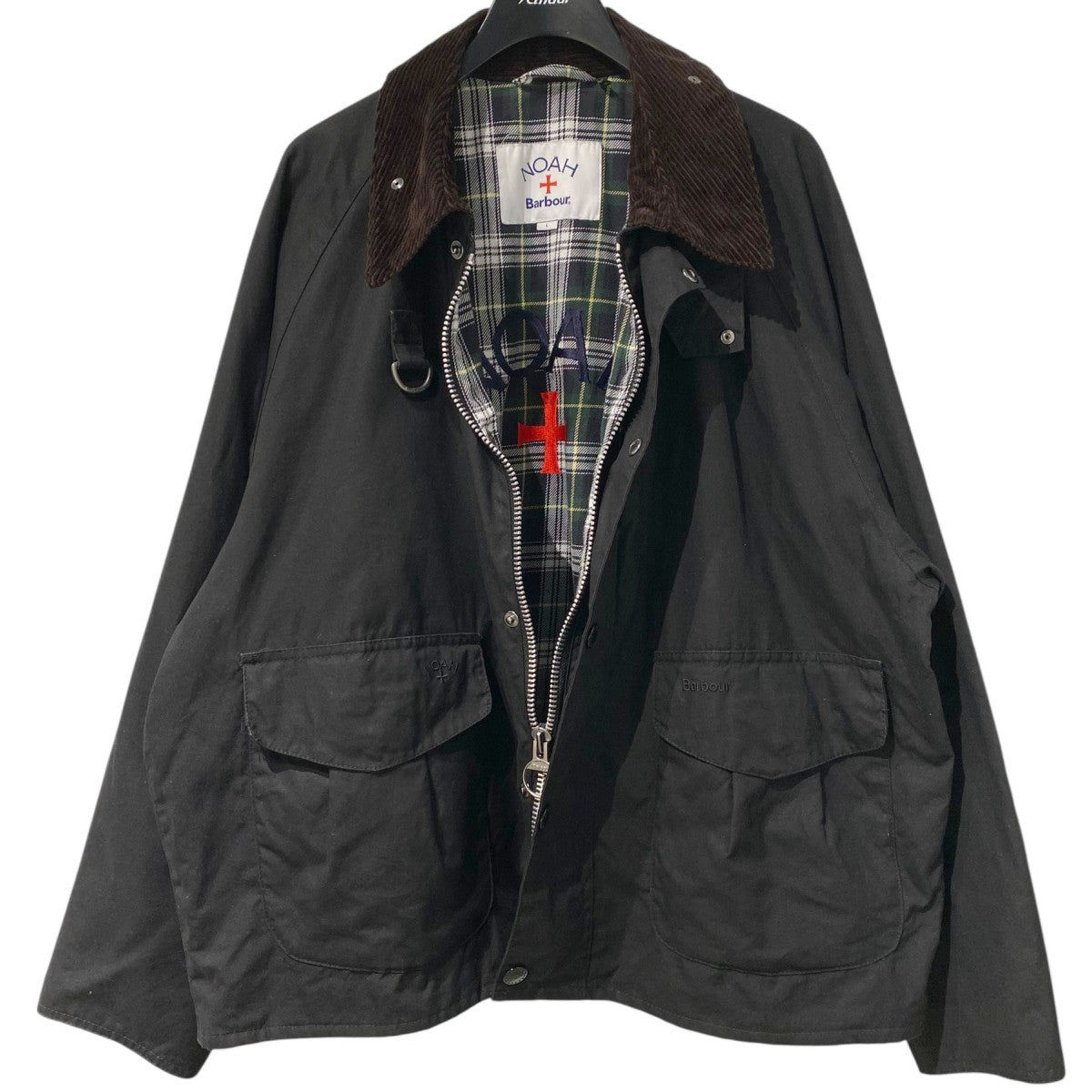Barbour×Noah 25SSWading ノンワックス ブルゾン ブラック サイズ L