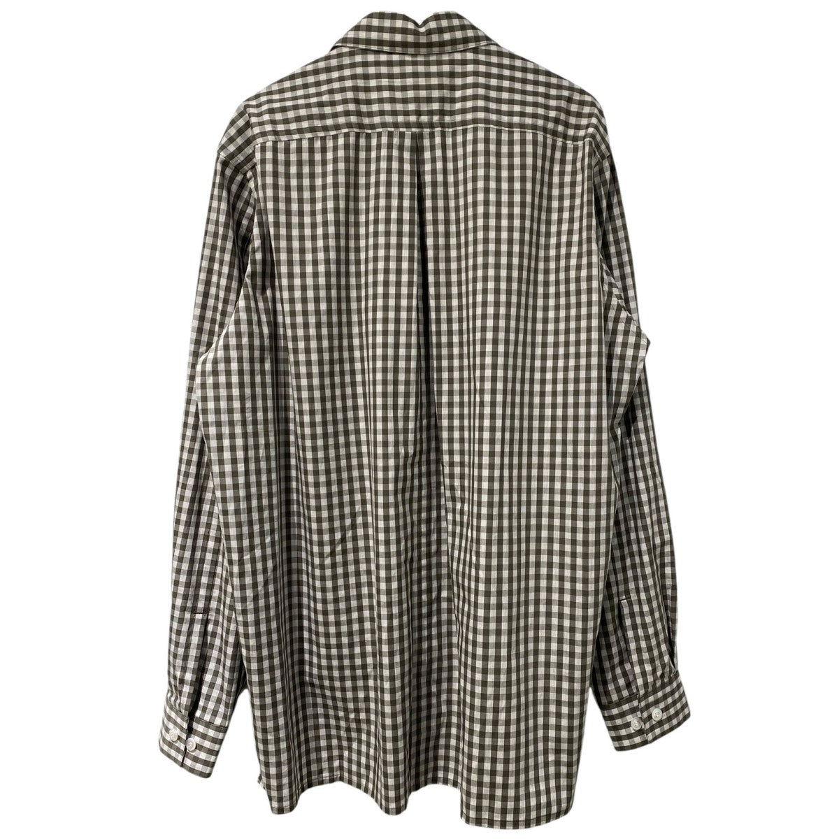 25SSGINGHAM CHILDISH SHIRTオーバーサイズオープンカラーチェックシャツ
