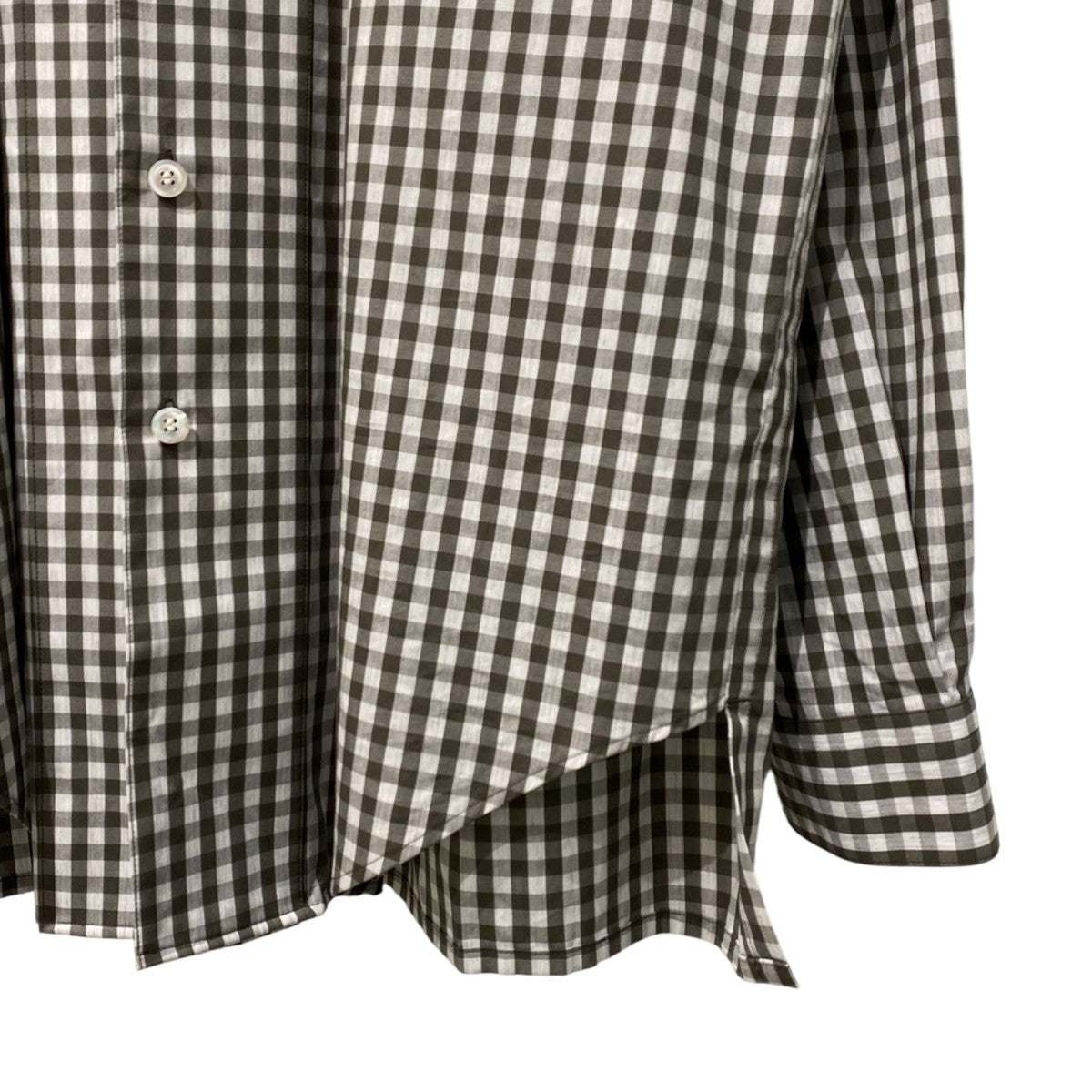 25SSGINGHAM CHILDISH SHIRTオーバーサイズオープンカラーチェックシャツ