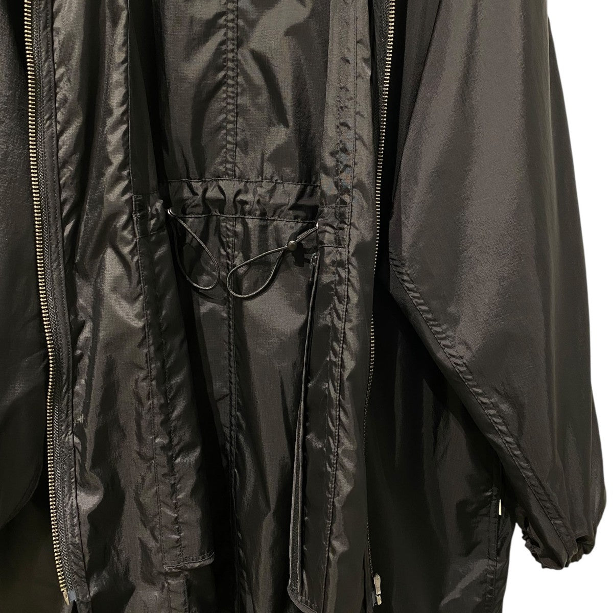 25SSNylon Packable Hooded Coatオーバーサイズナイロンパッカブルコート