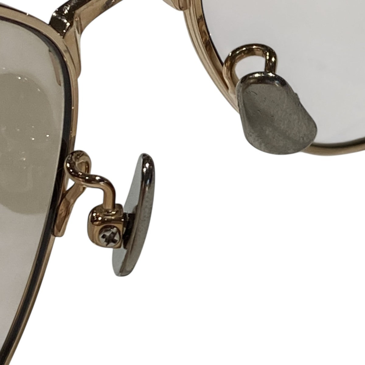 B0042オールチタンティアドロップツーブリッジモデルサングラスメガネ眼鏡