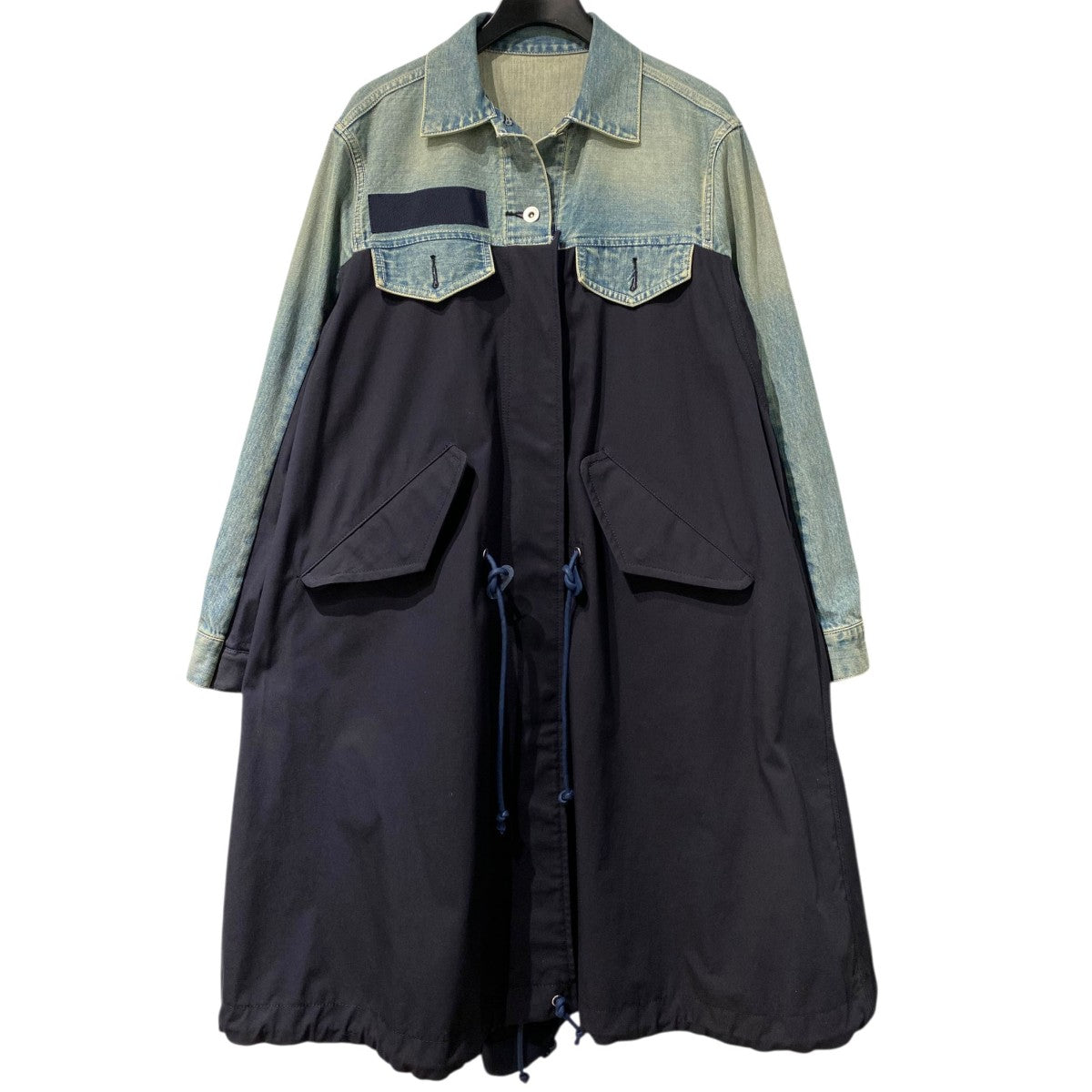 sacai(サカイ) 20AWDenim×Mods CoatデニムドッキングモッズコートSCW