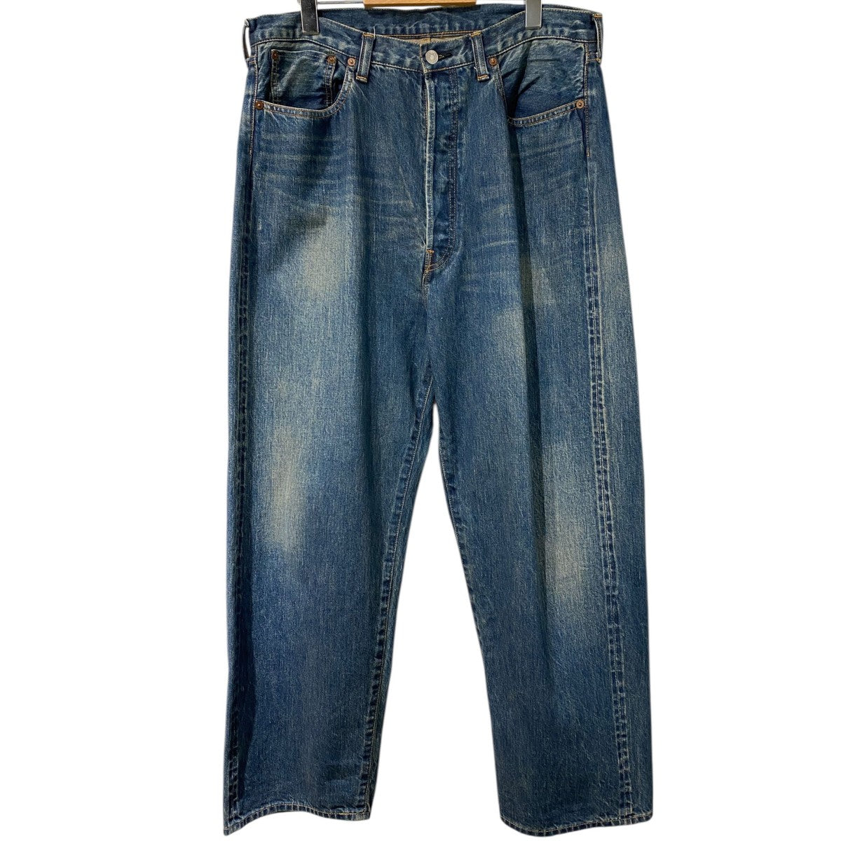 24SSBaggy Denim Pants ヴィンテージ加工バギーデニムパンツ