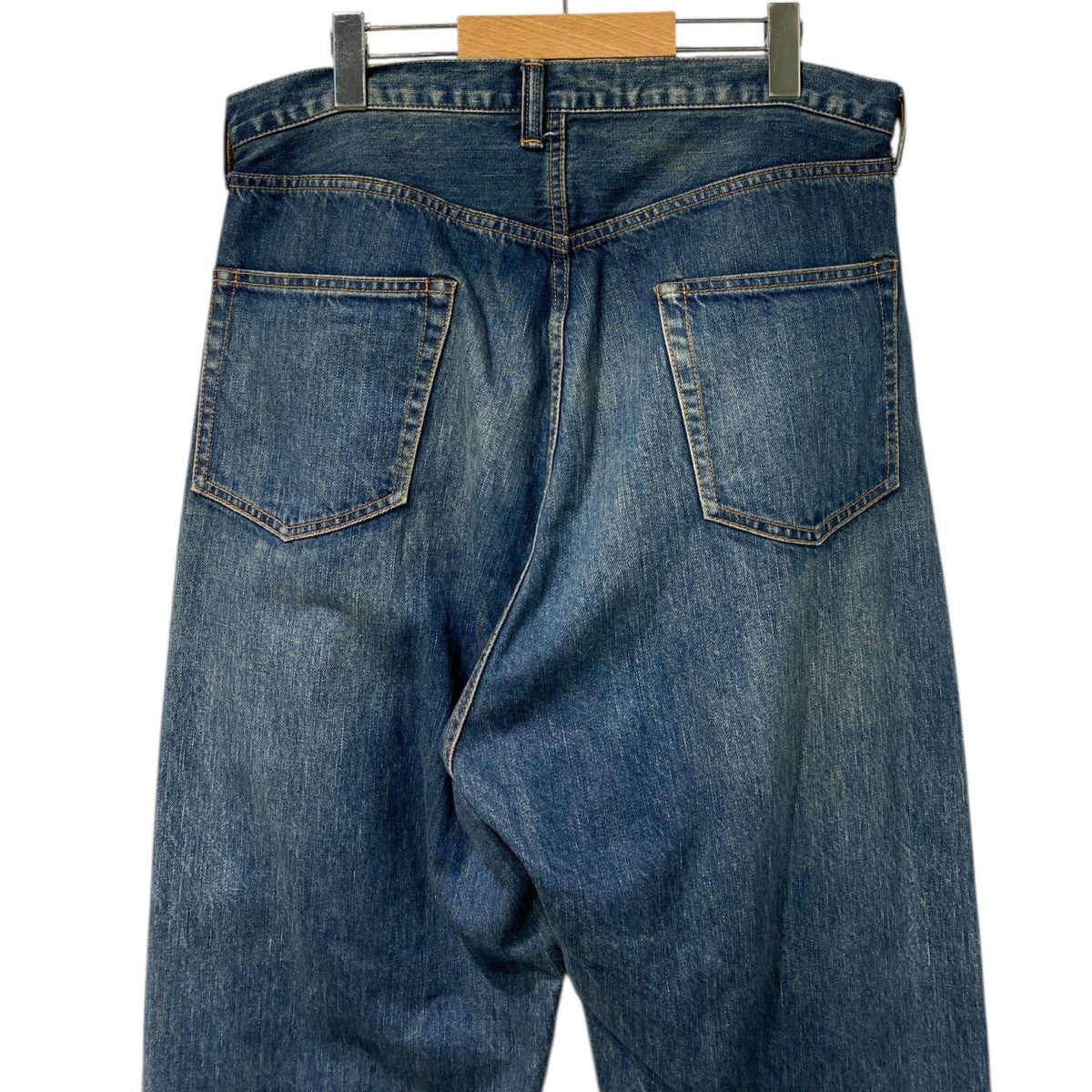 24SSBaggy Denim Pants ヴィンテージ加工バギーデニムパンツ