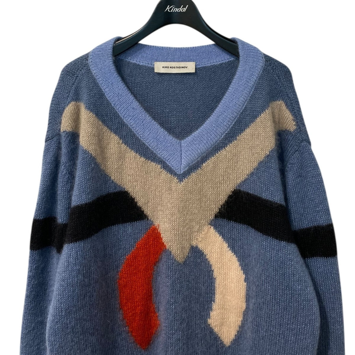 20AWNolan Intarsia Jumperオーバーサイズモヘヤニットセーター
