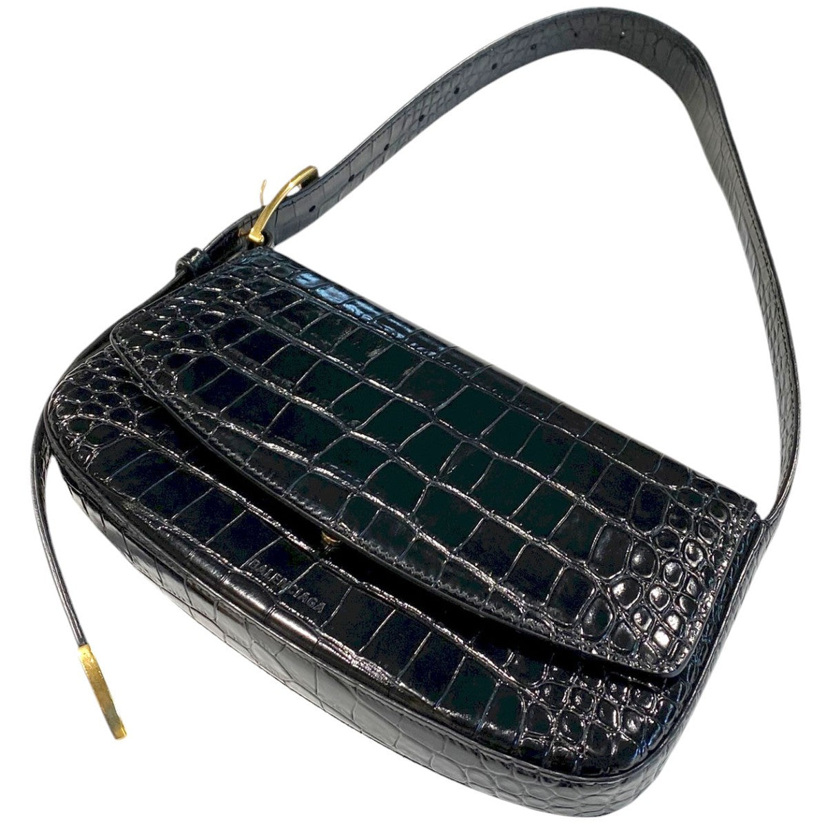 BALENCIAGA(バレンシアガ) Ghost Sling Bag ゴーストクロコ型押し