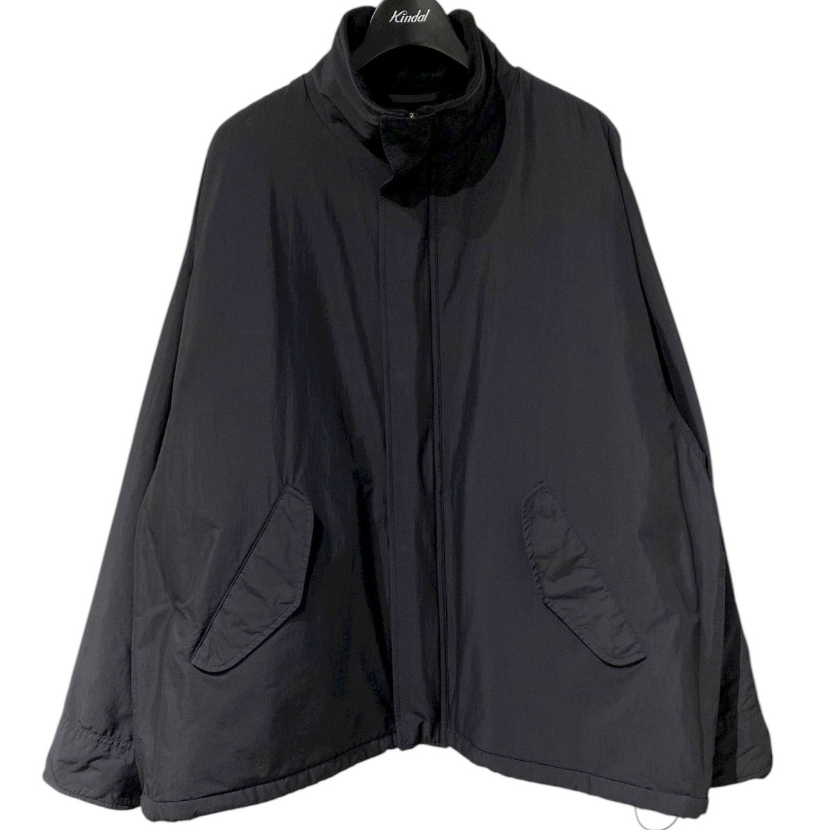 20AWナイロンショートジャケット ストレッチZIP裏ボアウール