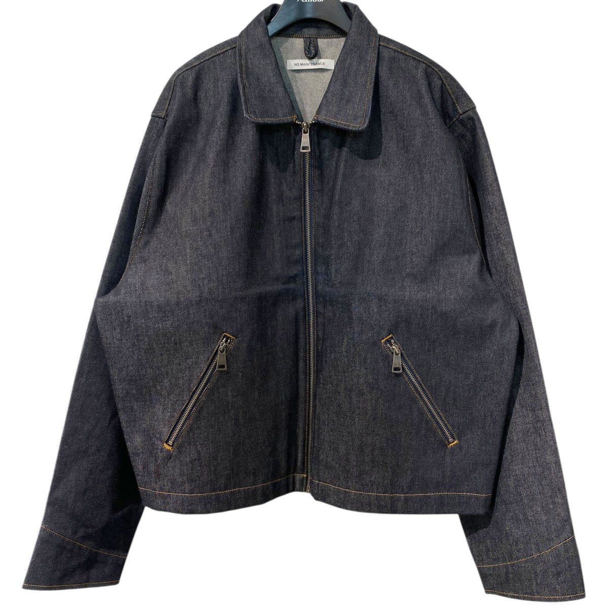 Mechanic Denim Jacket/ZIP UPデニムZIPオーバーサイズジャケット