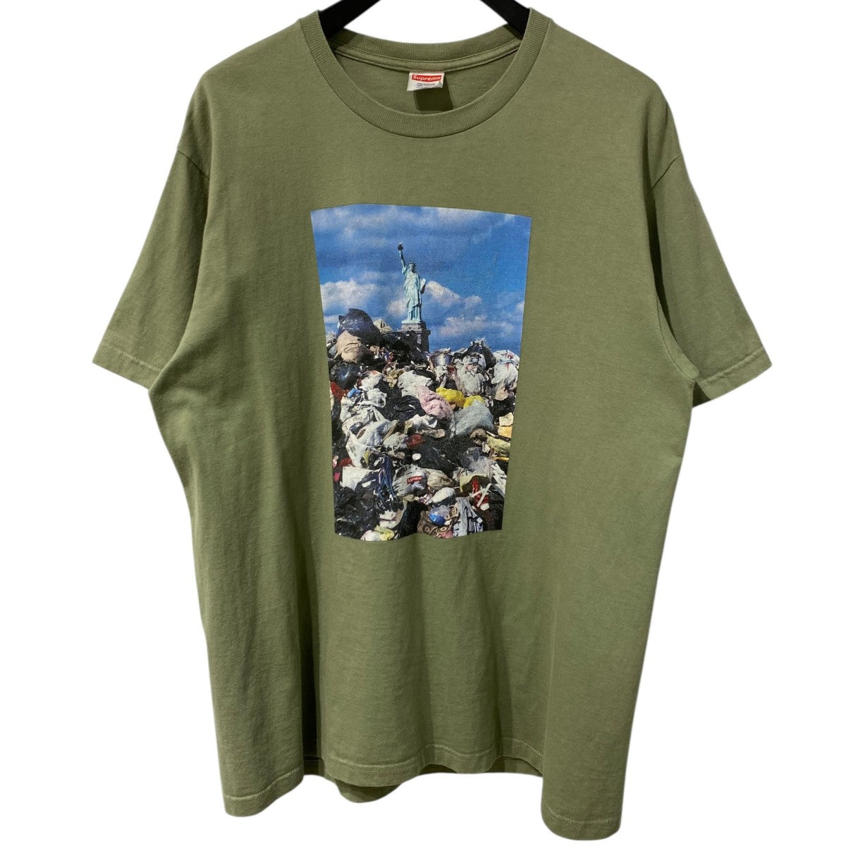 Supreme(シュプリーム) 22FWTrash TeeプリントTシャツ カーキ サイズ M
