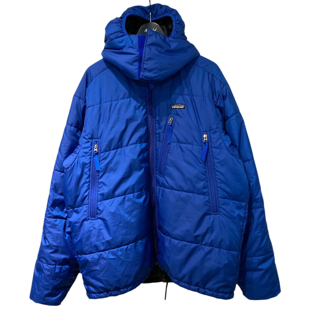 patagonia パフジャケット　ブルー　S 90's パタゴニア パフボールジャケット ストーンブルー/ブラック 表記