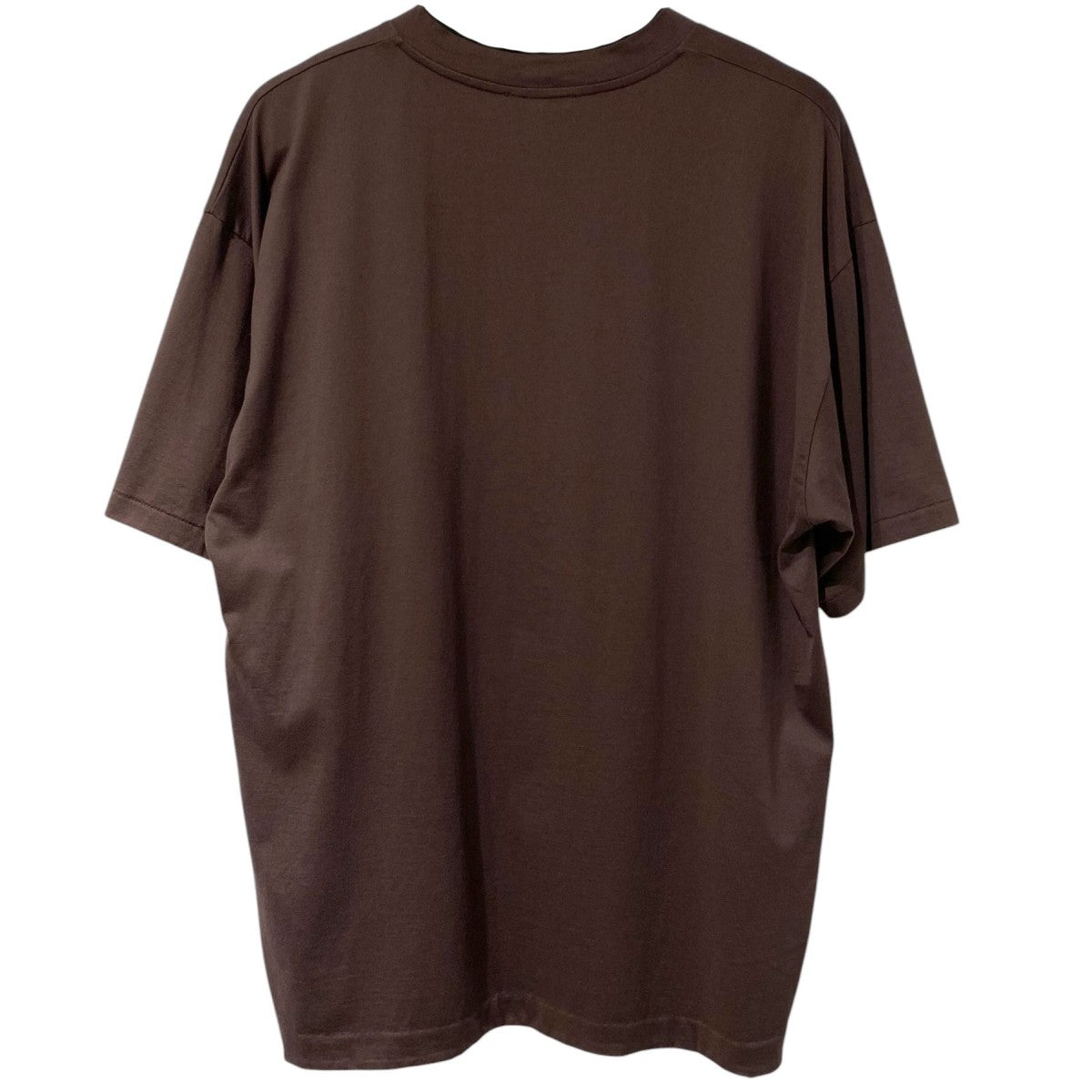 25SS別注Suvin60/2 Semi Round-Hem T-shirtサイドスリットスビンコットンTシャツ