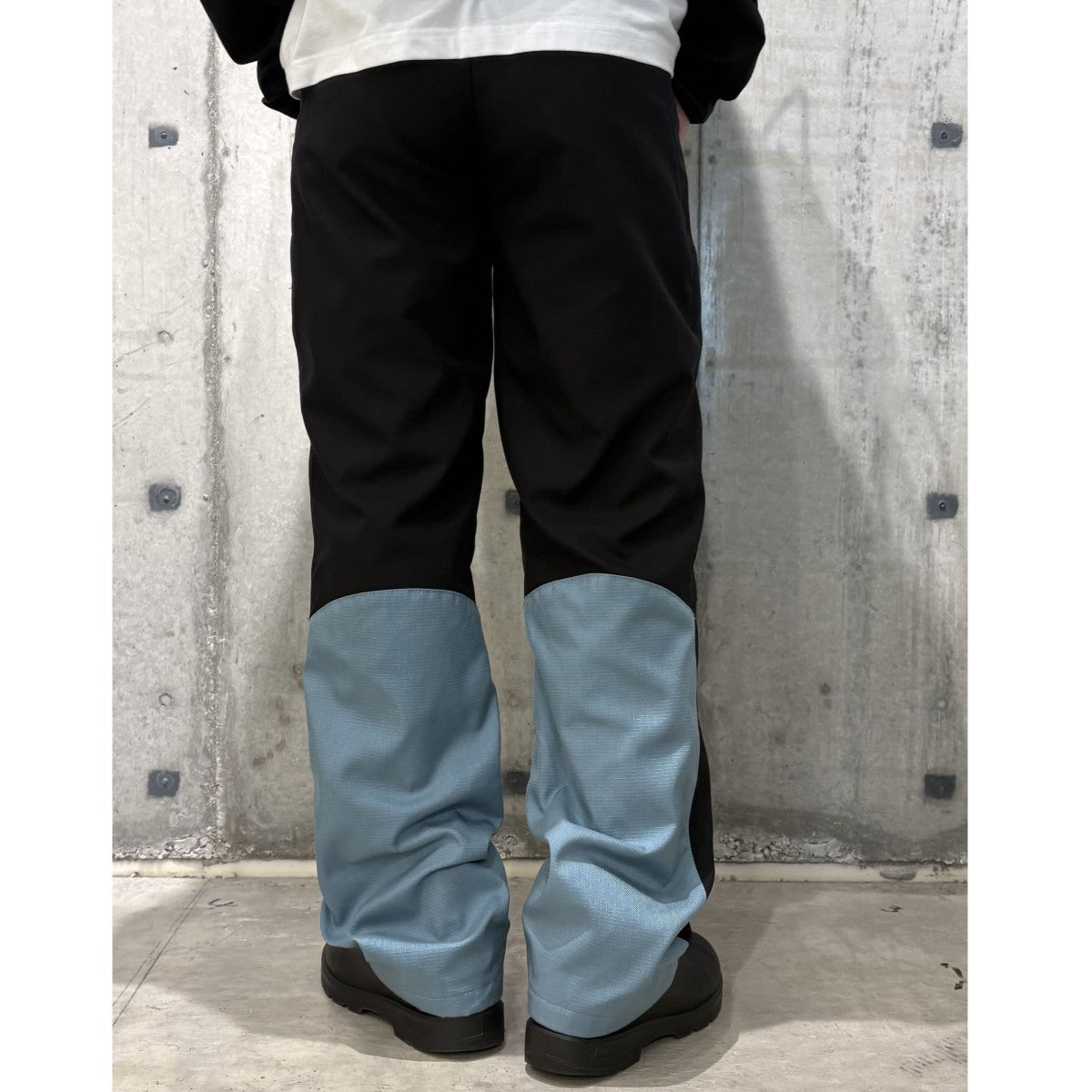 22AWPanel Pantsリップストップパネル切替ナイロンワイドパンツ