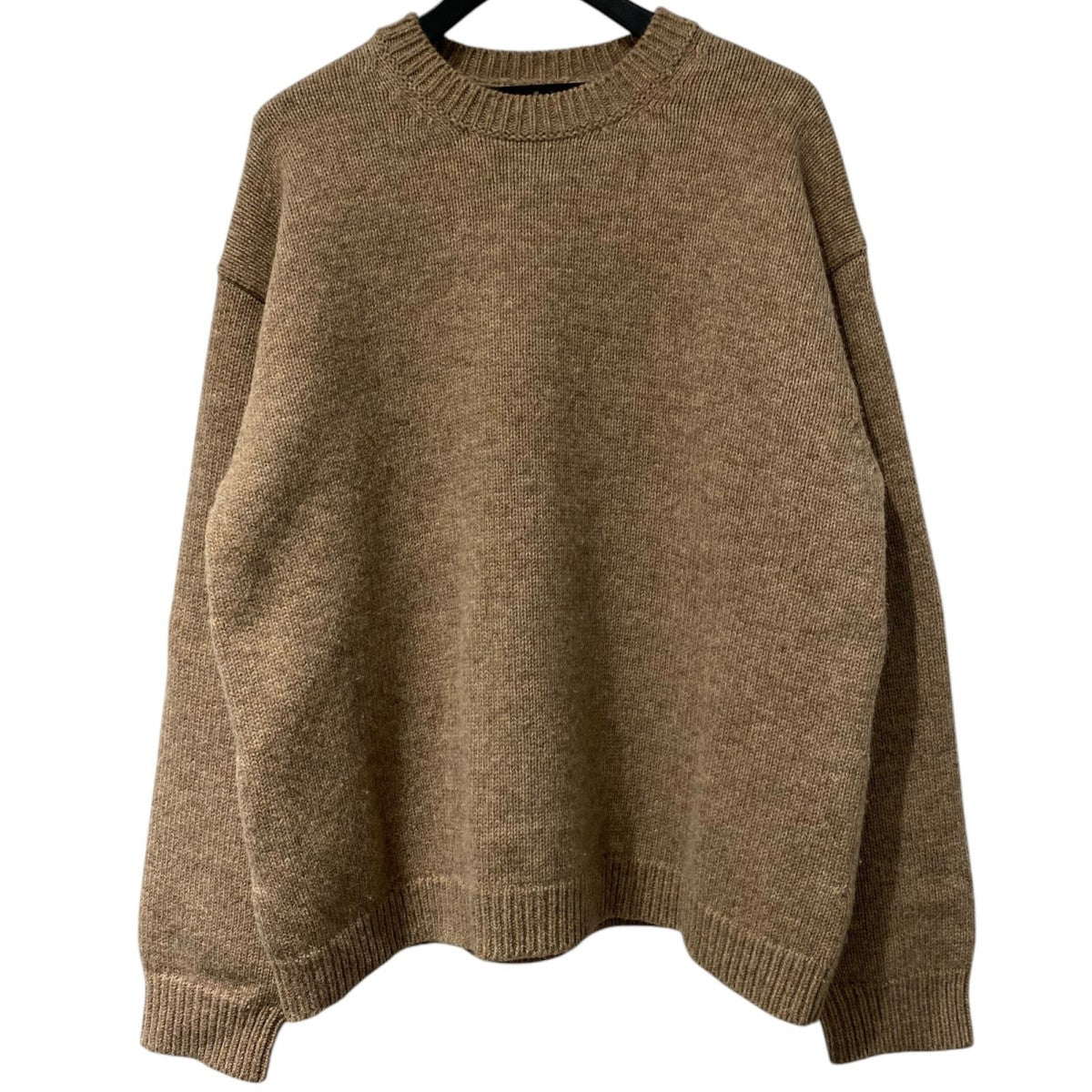 21AWOversized Wool Knit Pulloverオーバーサイズウールニットセーターローゲージ