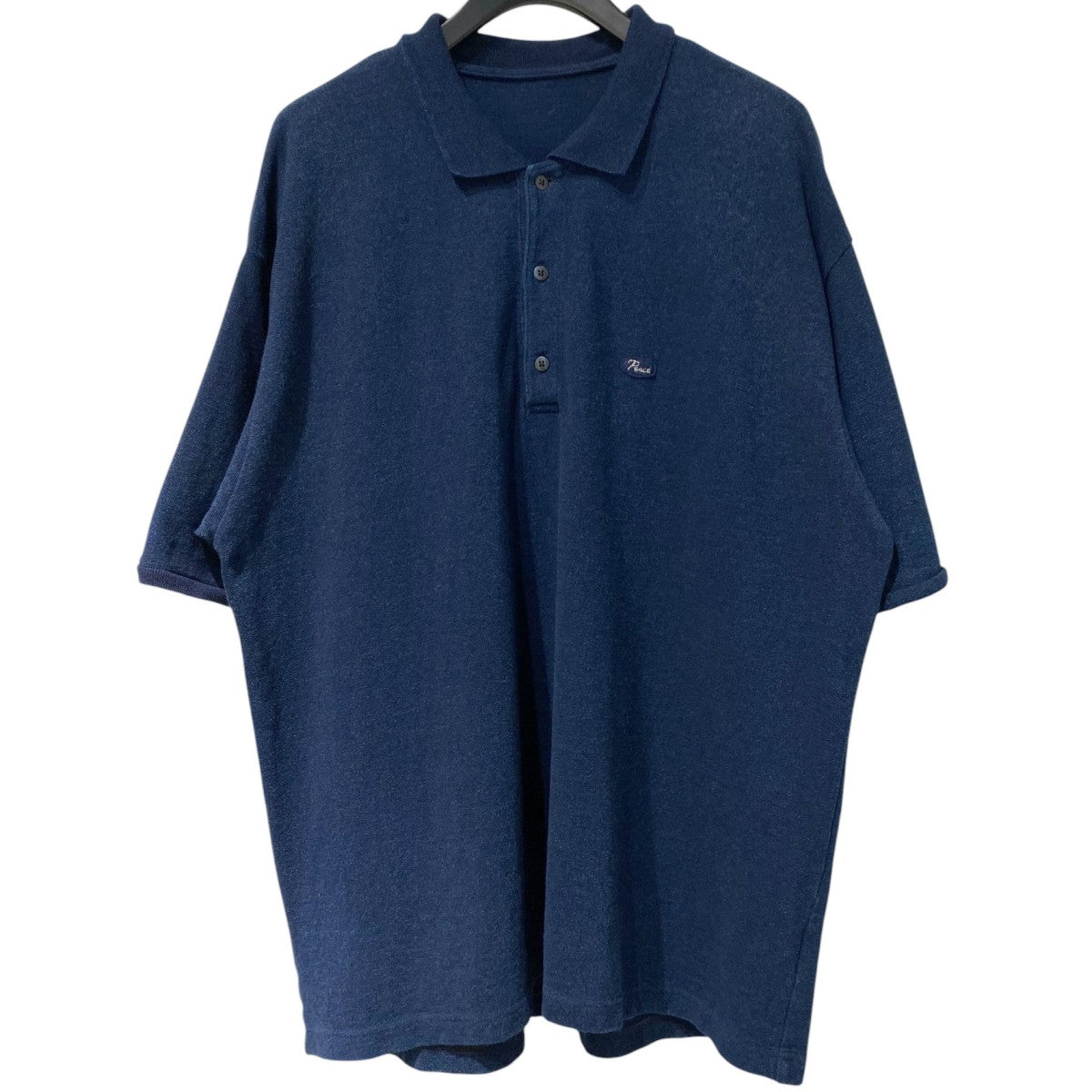 26SSH/W Indigo Polo Shirtインディゴ染め加工ポロシャツ