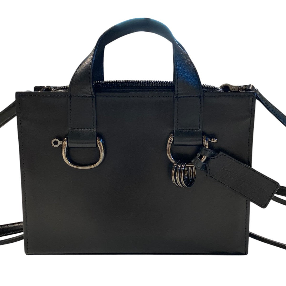 23AWZip Tote Shoulder 2WAY Leather Bagトートショルダー2WAYレザーミニバッグDJ-I04-708