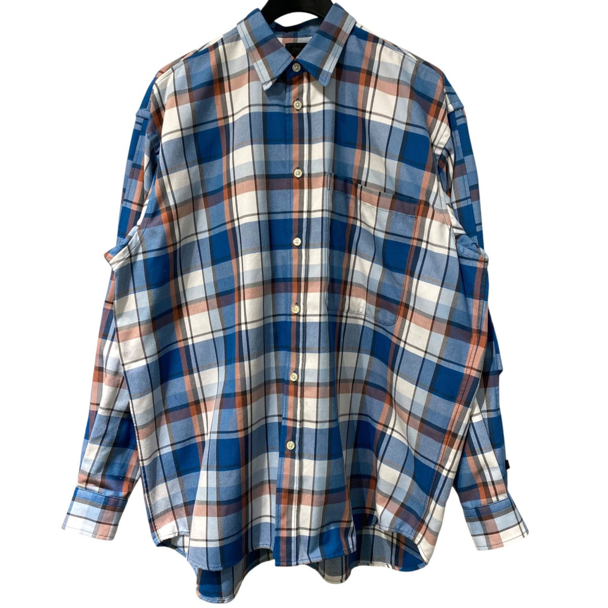 22SSTech Work Shirts Flannel Plaidsオーバーサイズテックワークチェックシャツ