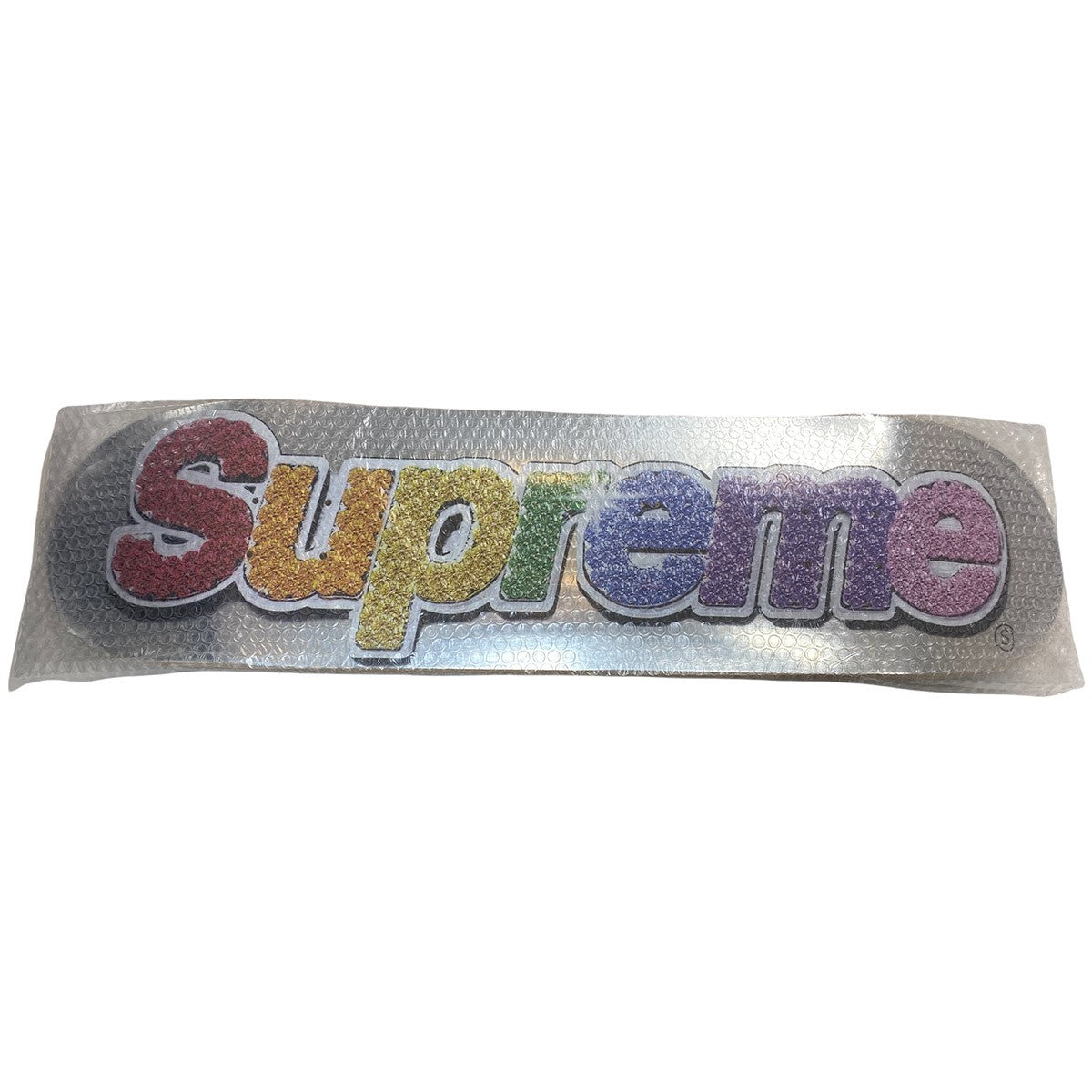 SUPREME(シュプリーム) 2022SS Bling Box Logo Skateboard プラチナ ...