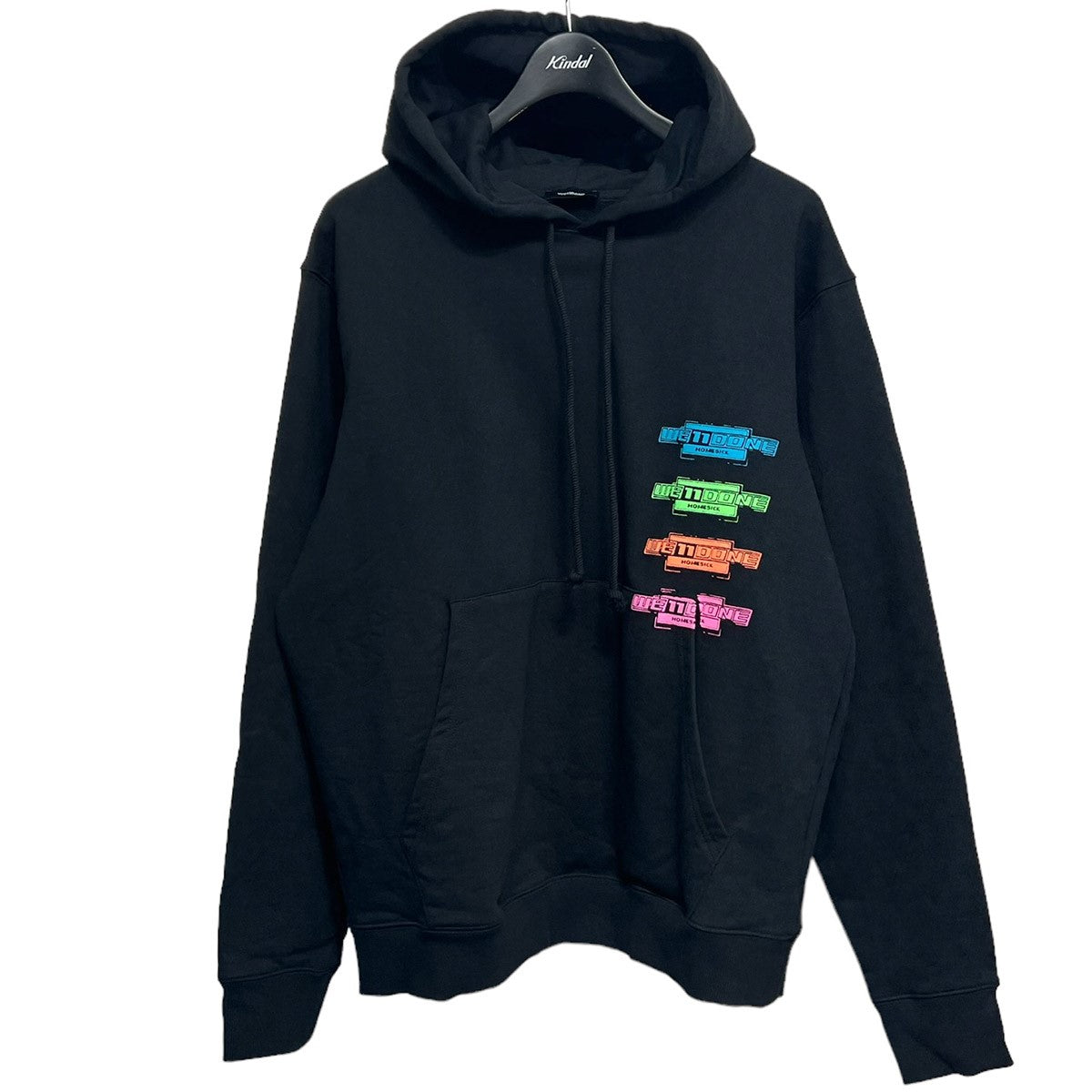 WE11DONE(ウェルダン) HOMESICK HOODIE プリントプルオーバー 