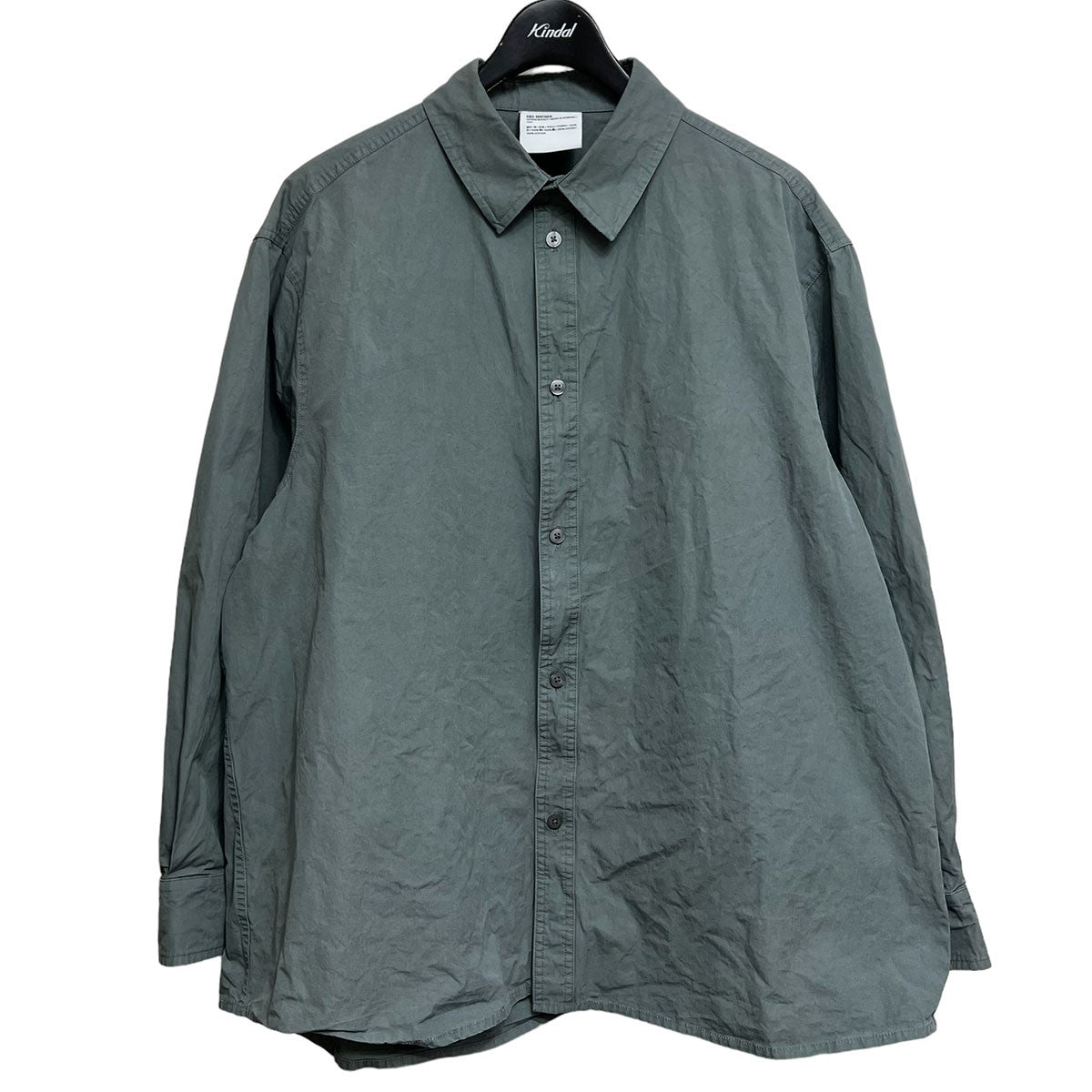HED MAYNER 22aw pleated shirt ストライプシャツ素材
