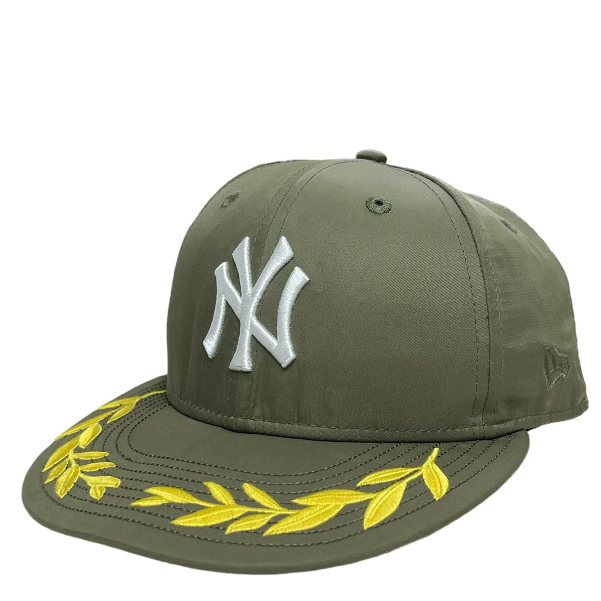 KITH×NEW ERA×New York Yankees ヤンキースローキャップ オリーブ 