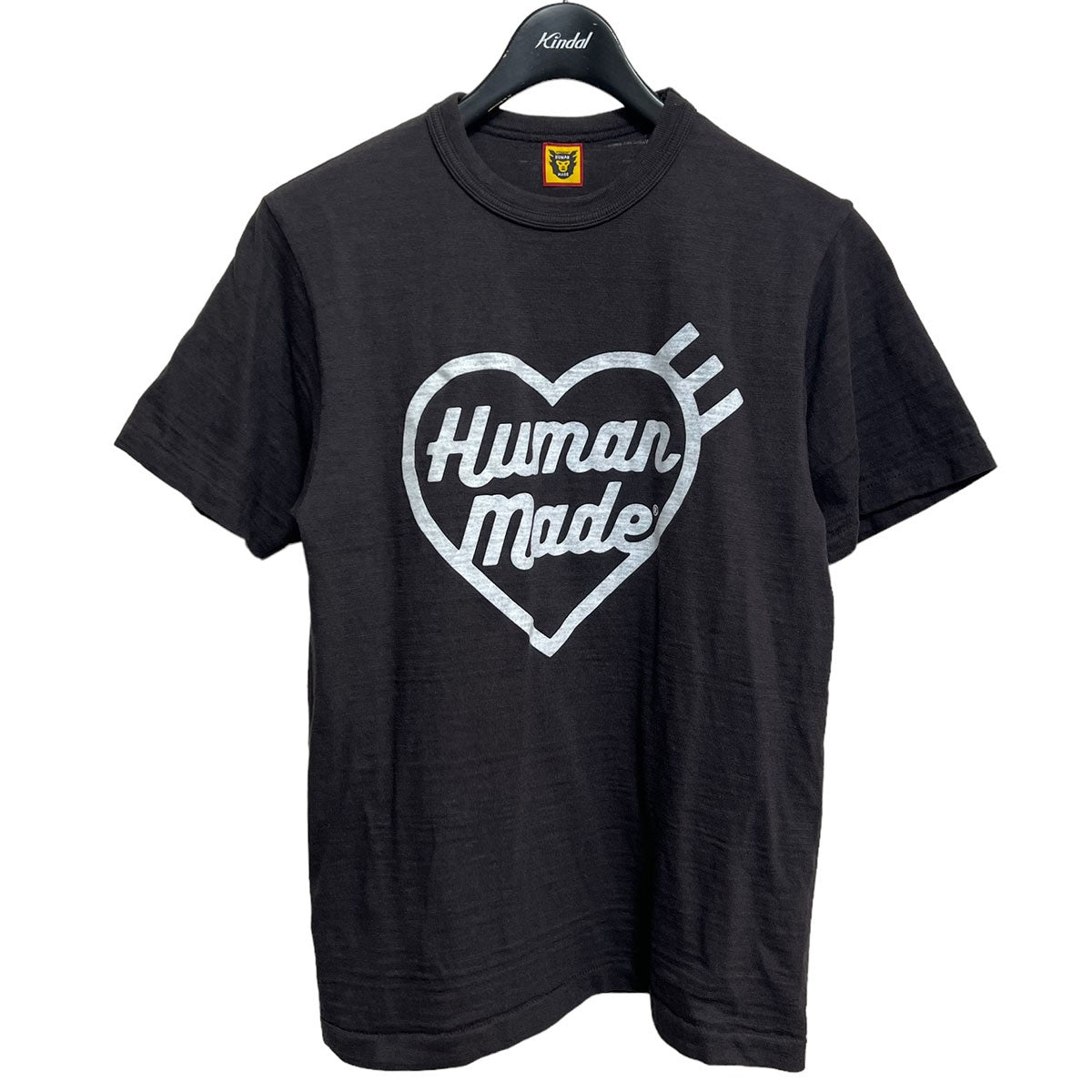 HUMAN MADE(ヒューマンメイド) ロゴプリントTシャツ ブラック サイズ S｜【公式】カインドオルオンライン  ブランド古着・中古通販【kindal】