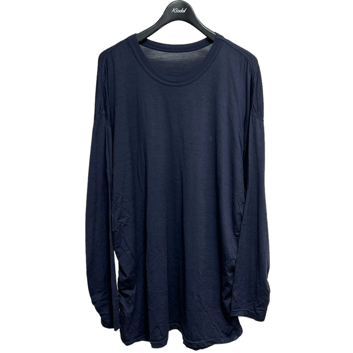 SNBYA．H(エスエヌバイエイチ) 100％ WASHABLE MERINO TEE LS ASSN-200307 ネイビー サイズ  13｜【公式】カインドオルオンライン ブランド古着・中古通販【kindal】