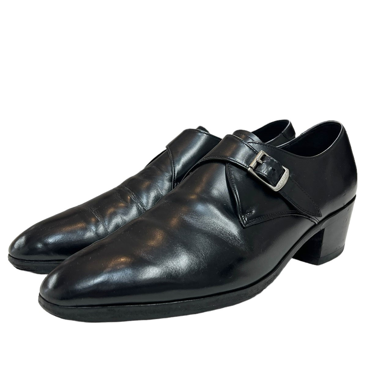 LAD MUSICIAN(ラッドミュージシャン) MONK STRAP HEEL SHOES 2221-910 ブラック サイズ  13｜【公式】カインドオルオンライン ブランド古着・中古通販【kindal】