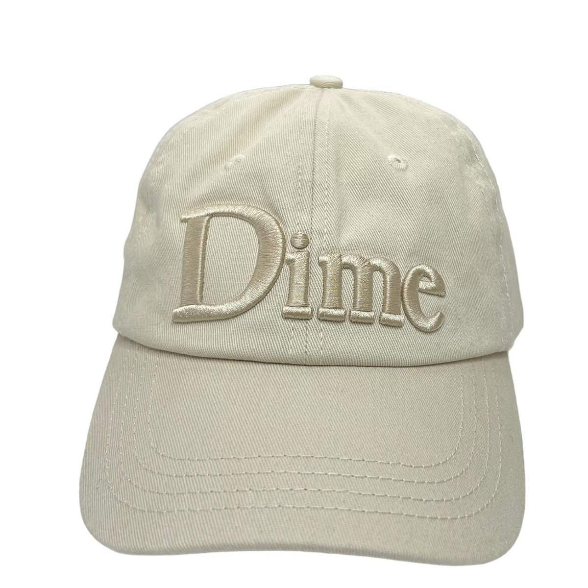 Dime(ダイム) Classic 3D Cap ロゴ刺繍キャップ ベージュ サイズ 11 