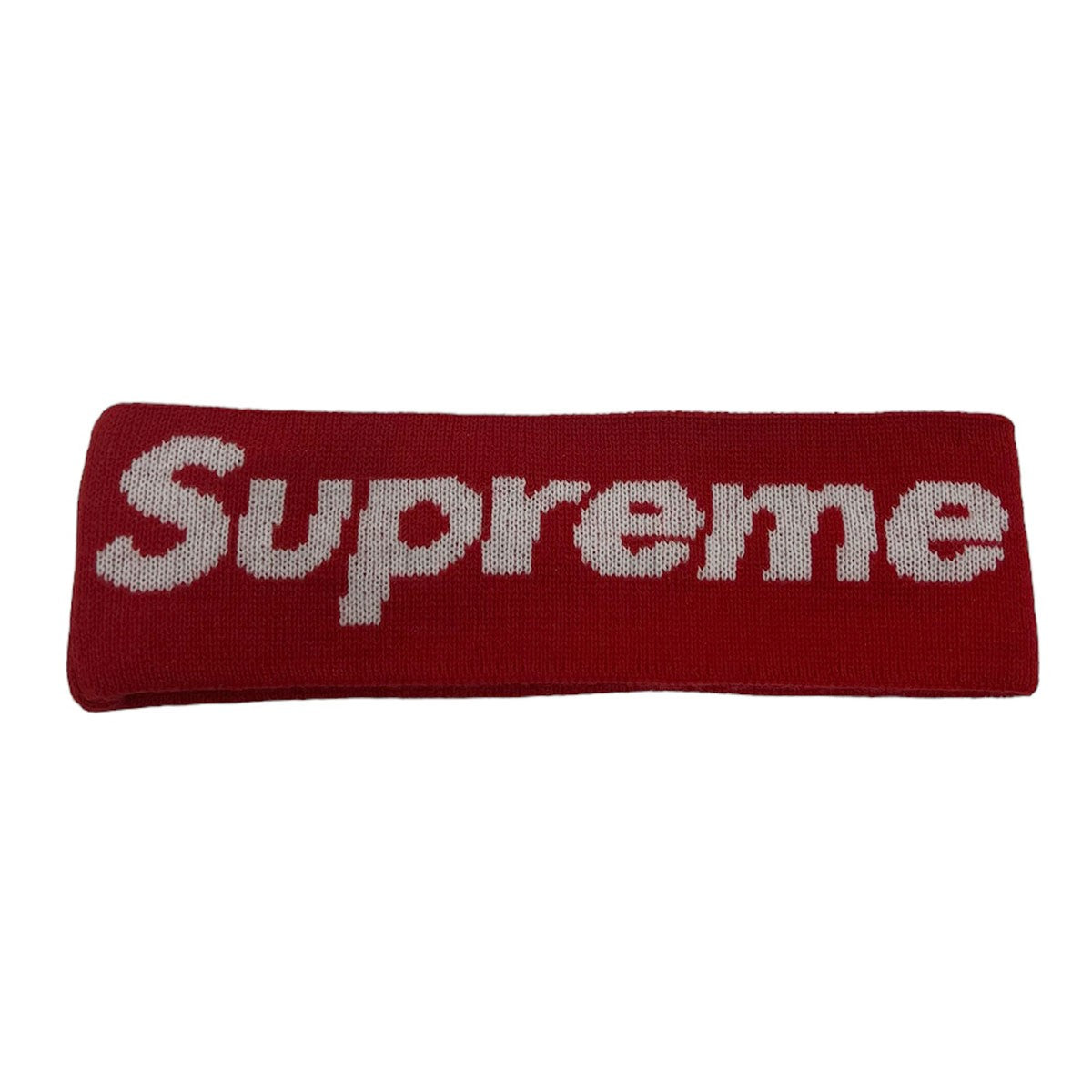 Supreme×New Era 2018AW Big Logo Headband ヘッドバンド レッド 