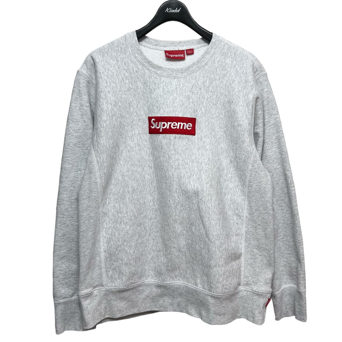 SUPREME(シュプリーム) 2018AW Box Logo Crewneck Sweatshirt アッシュグレー サイズ  M｜【公式】カインドオルオンライン ブランド古着・中古通販【kindal】