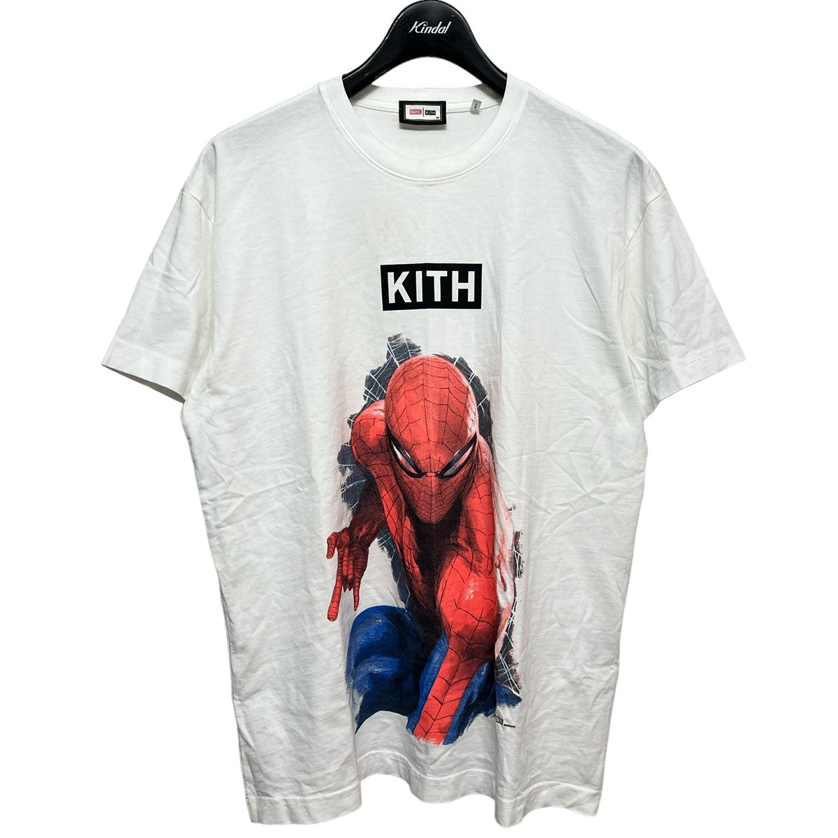 KITH×MARVEL SPIDER-MAN Action Vintage Tee ホワイト サイズ XS｜【公式】カインドオルオンライン  ブランド古着・中古通販【kindal】