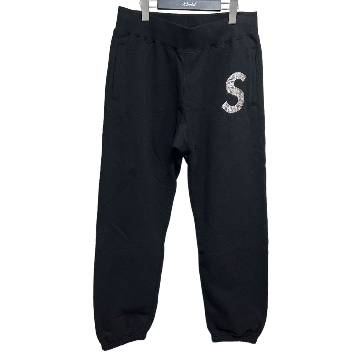 Supreme(シュプリーム) 21SSSwarovski S Logo SweatpantスワロフスキーSロゴスウェットパンツ ブラック サイズ  16｜【公式】カインドオルオンライン ブランド古着・中古通販【kindal】