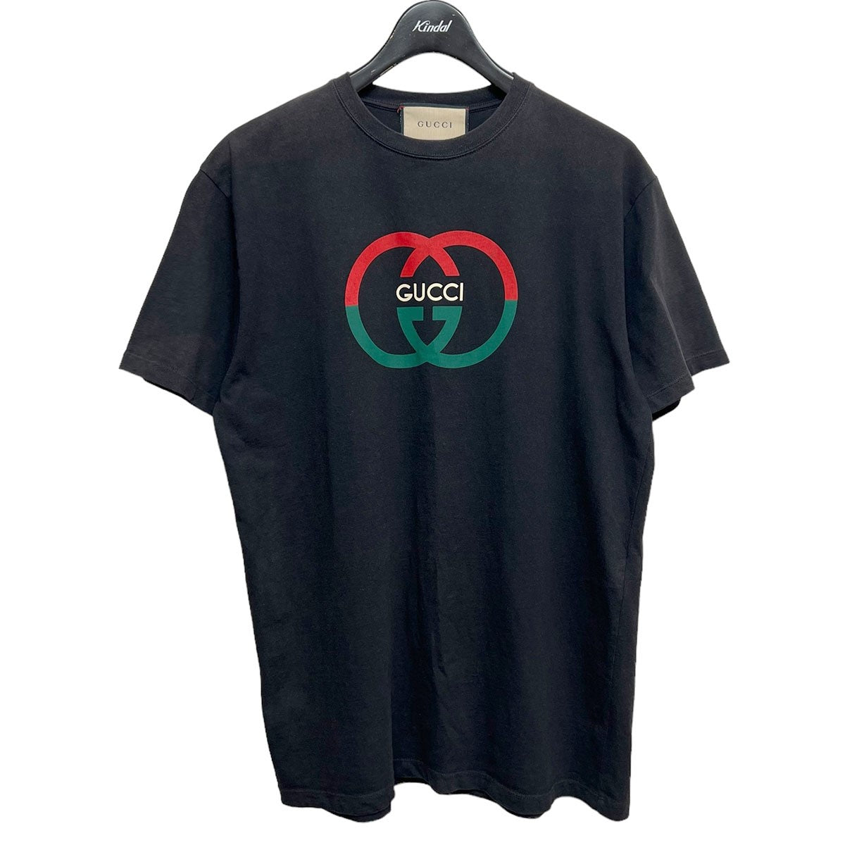 GUCCI(グッチ) プリント コットンジャージー Tシャツ771758 771758 ブラック サイズ S｜【公式】カインドオルオンライン  ブランド古着・中古通販【kindal】