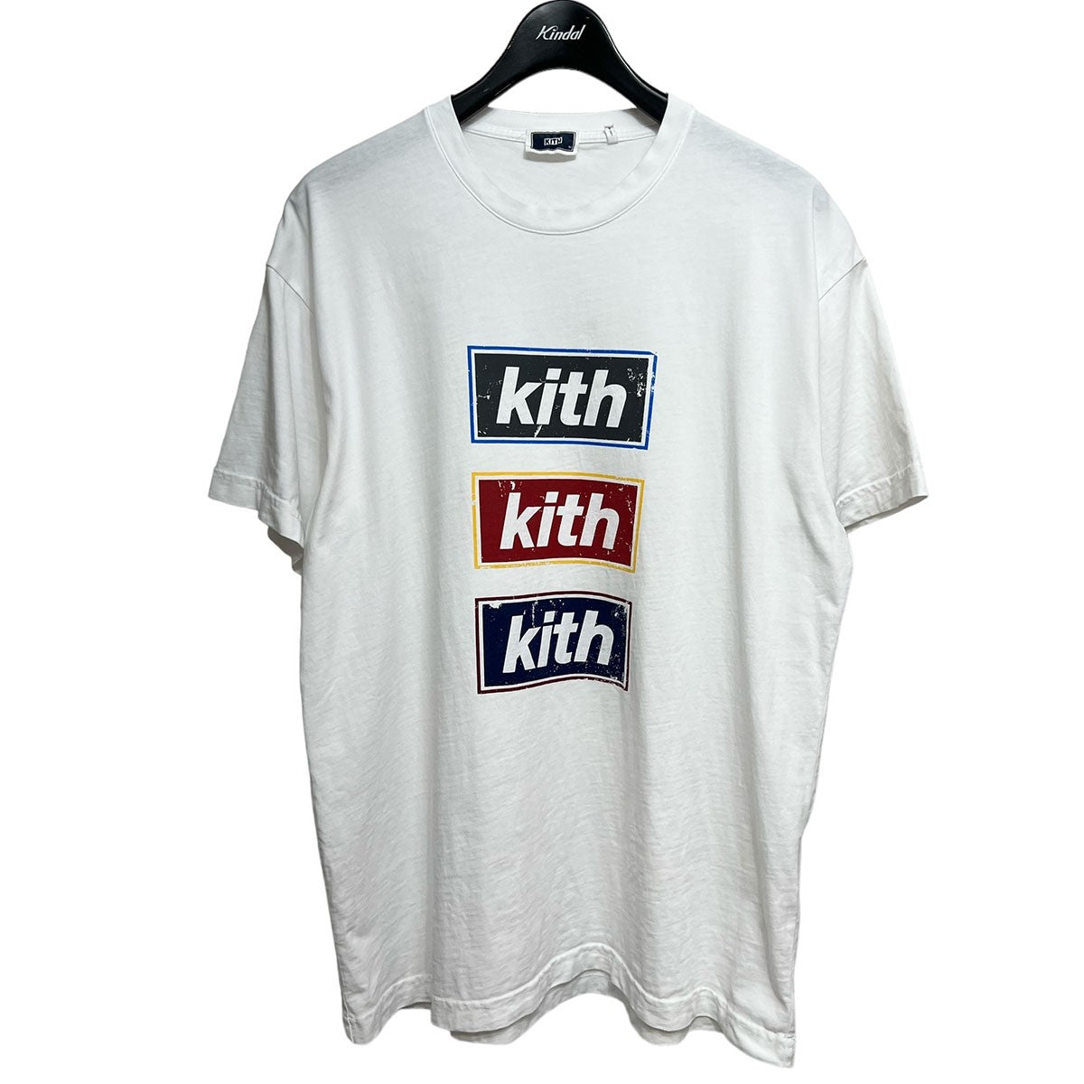 KITH(キス) Stacked Vintage TeeプリントTシャツ ホワイト サイズ M｜【公式】カインドオルオンライン  ブランド古着・中古通販【kindal】