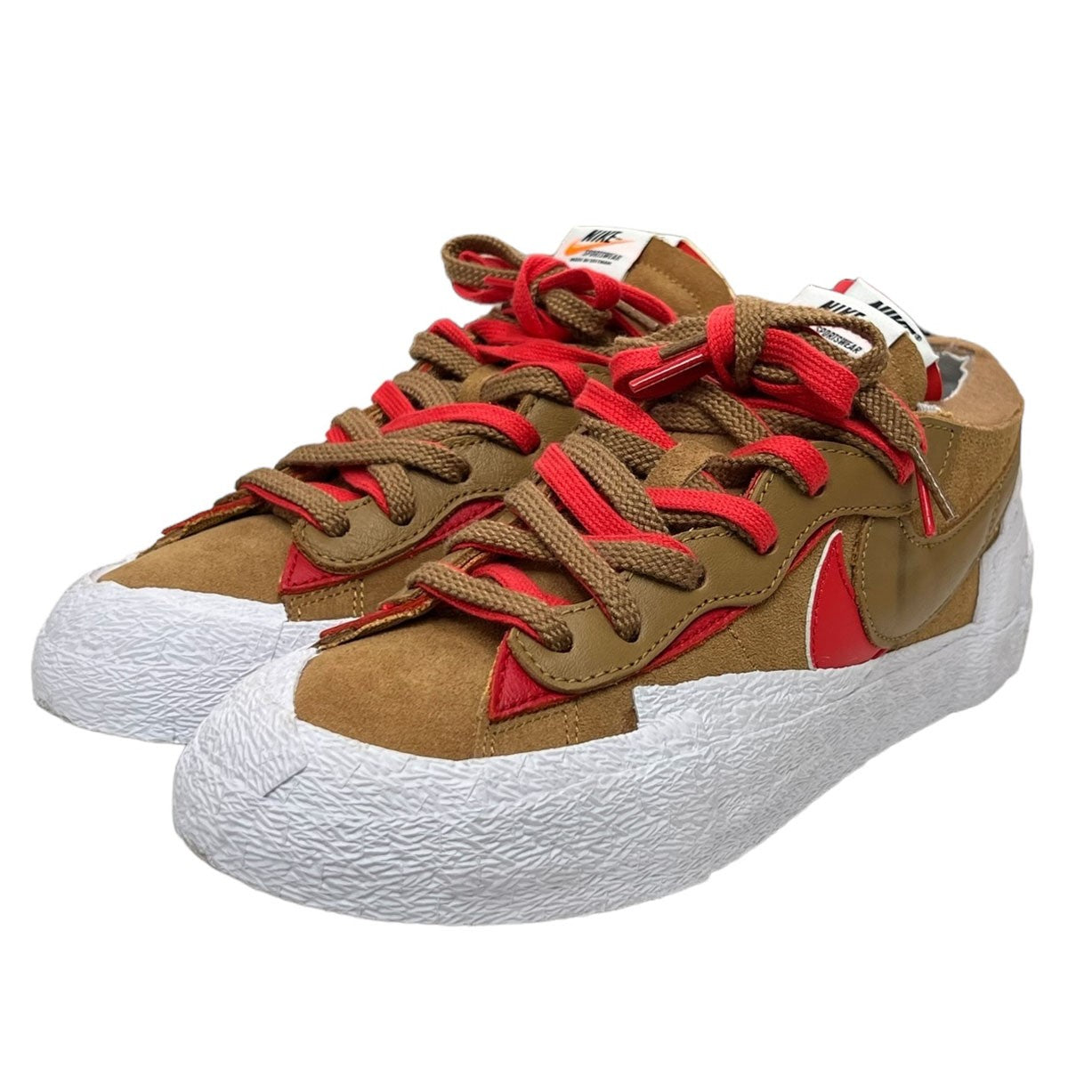 sacai×NIKE BLAZER LOWブレーザーロースニーカーDD1877-200 DD1877-200 BRITISHTAN(ブラウン系)  サイズ US8.5｜【公式】カインドオルオンライン ブランド古着・中古通販【kindal】