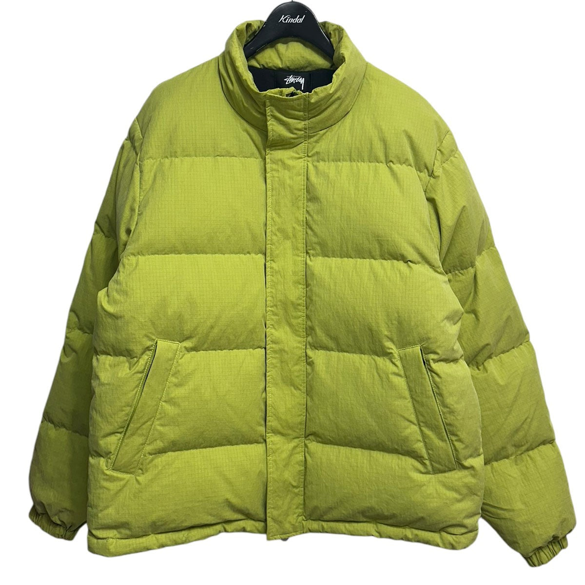 stussy(ステューシー) RIPSTOP DOWN PUFFER JACKETリップストップダウンジャケット LIME（グリーン系） サイズ  M｜【公式】カインドオルオンライン ブランド古着・中古通販【kindal】